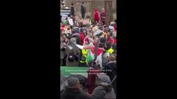 Protesters outside ICJ hearing demand Israel is held accountable News Clip