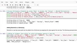 Practical Data Science using Python - Python Dictionaries 1 Instructional Video
