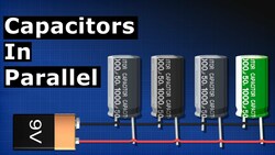 Capacitors in Parallel - calculations electronics engineering Instructional Video