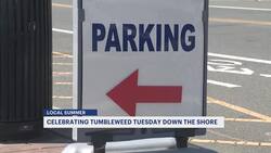 Jersey Shore residents enjoy quiet beaches on 'Tumbleweed Tuesday' News Clip