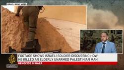 Deliberate killing of unarmed civilian: Video of Israeli soldier shooting elderly Palestinian News Clip