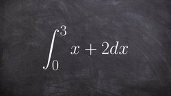 Evaluate the definite integral by using the formula of a trapezoid Instructional Video