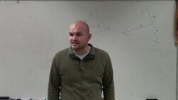 How to use the medians of similar triangles to determine the missing length Instructional Video