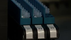 Test tubes tray loaded into robot and processed News Clip