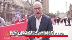 Pro-Palestine protesters in UK call for Israel arms embargo, sanctions News Clip