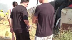 Spain Firefighters battle multiple wildfires as heatwave persists News Clip