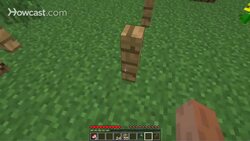 Minecraft Tutorial: How to Make a Fence and Fence Gate in Minecraft Instructional Video