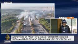 Pakistani security forces used live fire and tear gas to disperse protesters News Clip