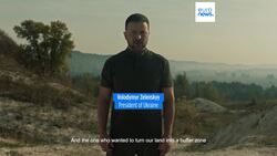 President Zelenskyy makes vengeful address on independence anniversary Instructional Video