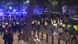 Black Lives Matter protests in London News Clip