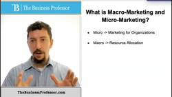 Macro and Micro Marketing Instructional Video