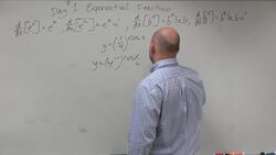 Find the derivative of exponential with the base as a fraction Instructional Video
