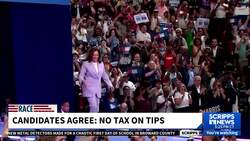 Harris mirrors Trump proposal to end federal taxes on tips News Clip