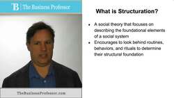 Structuration - Management Theory Instructional Video