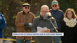 Demolition of Sprout Brook Dam underway News Clip