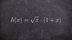 Learn how to take the derivative by using the product rule Instructional Video