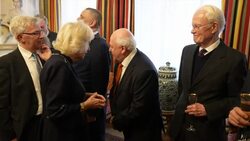 UK: he Duchess of Cornwall has hosted a reception to celebrate the 70th anniversary of The Archers, inviting members of the current cast, writers and production team to Clarence House. News Clip