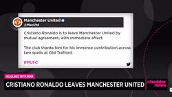 Portuguese Soccer Star Ronaldo Leaves Manchester United by "Mutual Agreement" News Clip