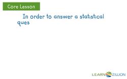 Understanding Population and Parameter in Statistical Questions Instructional Video
