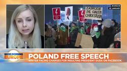 Jakub Zulczyk: Writer charged for calling Poland's president Andrzej Duda a 'moron' News Clip