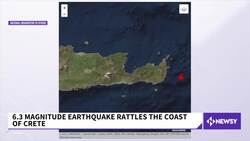6.3 Magnitude Earthquake Rattles Greek Island Of Crete News Clip