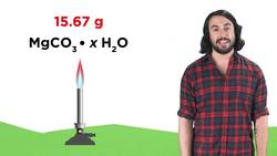 Calculating the Formulas of Hydrated Salts Instructional Video