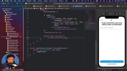 SwiftUI and Node.js Full Stack - Build Twitter - iOS 16 - Auth | LoginView Instructional Video