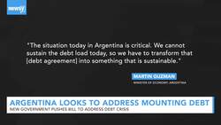 Argentina Introduces Bill To Address Debt Crisis News Clip
