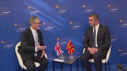 Starmer meets North Macedonian prime minister ahead of export deal News Clip