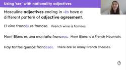 Productos típicos: 'ser' present, nationality adjectives Instructional Video