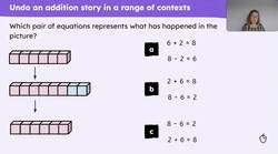 Represent the inverse relationship between addition and subtraction Instructional Video