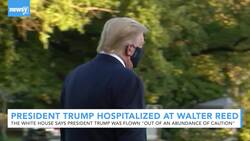 President Trump Hospitalized At Walter Reed Medical Center News Clip