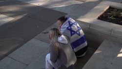 Vigil held in Parliament Square by the Israeli Community in London News Clip