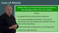 The Uses of Metals: Physical and Chemical Properties Instructional Video