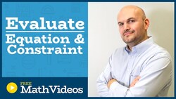 Master given an equation and constraint, evaluate the six trig functions Instructional Video