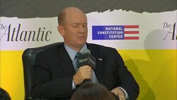 Senator Coons perceives moment with Kavanaugh nomination process Stock Footage