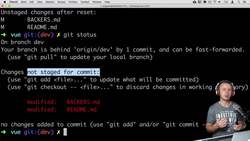 Complete Git Guide: Understand and Master Git and GitHub - Git Reset Instructional Video
