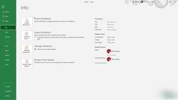 Microsoft Excel 2021365 - Beginner to Advanced - The Backstage Area Instructional Video