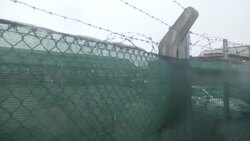 Kent Police outside Napier Barracks News Clip