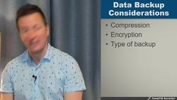 CompTIA Security+ Certification SY0-601: The Total Course - Data Backup Instructional Video