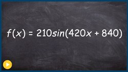 Determine the period of the sine function Instructional Video