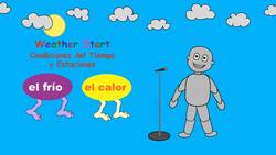 Condiciones del Tiempo y Estaciones: Weather jokes and credits Instructional Video