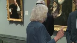 Camilla visits the National Gallery News Clip