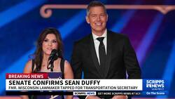 Former congressman Sean Duffy confirmed as US secretary of transportation News Clip
