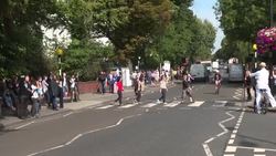 CLEAN : Beatles fans celebrate 50 years of Abbey Road photo News Clip