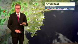 Threat of storms and showers backed off for New Jersey News Clip