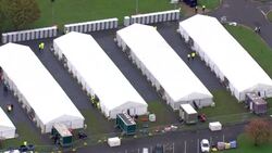 Aerials of Manston immigration centre News Clip