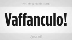 How to Say "F**K" in Italian Instructional Video