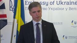 Vadym Prystaiko press conference following the invasion of Ukraine News Clip