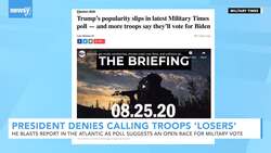 Trump Denies Insulting Troops As Poll Shows Military Vote Up For Grabs News Clip
